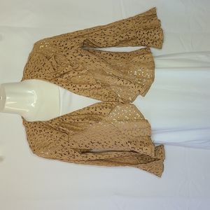 Tan Lace Bolero, Small